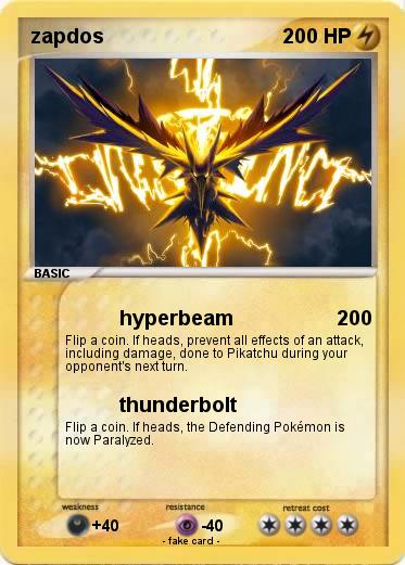 Pokemon zapdos