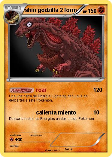 Pokemon shin godzilla 2 form