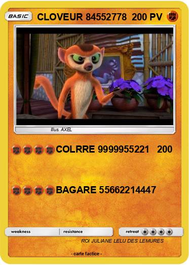 Pokemon CLOVEUR 84552778