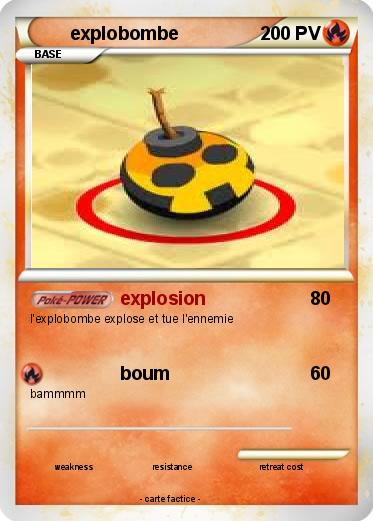 Pokemon explobombe