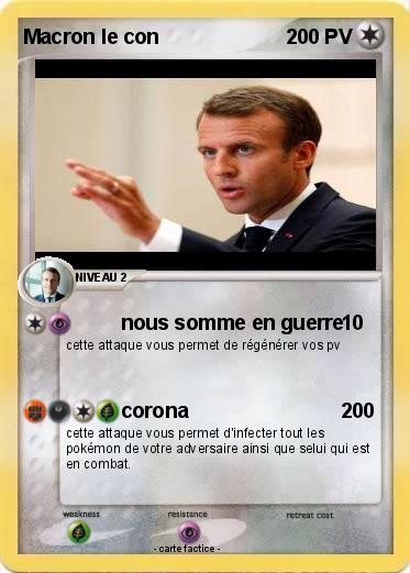 Pokemon Macron le con