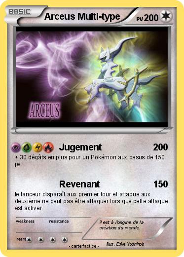 Pokemon Arceus Multi-type