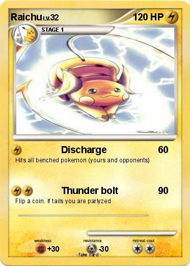 Pokemon Raichu