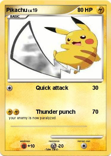 Pokemon Pikachu