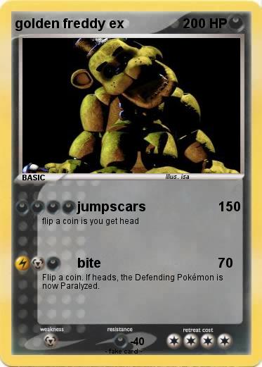 Pokemon golden freddy ex