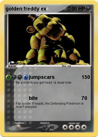 Pokemon golden freddy ex