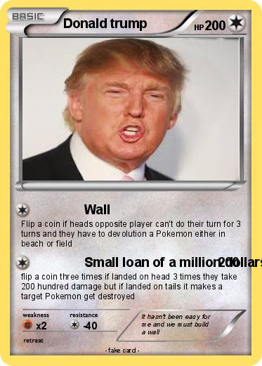 Pokemon Donald trump