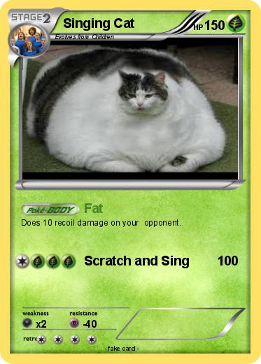 Pokemon Singing Cat