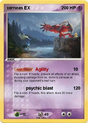 Pokemon xerneas EX