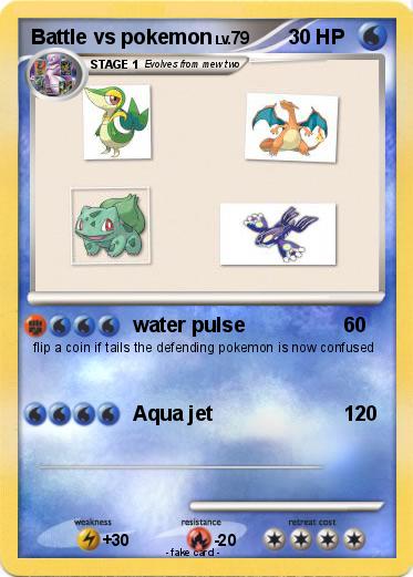 Pokemon Battle vs pokemon