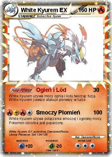 Pokemon White Kyurem EX