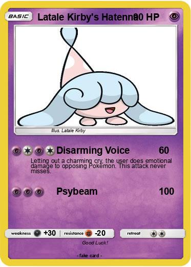 Pokemon Latale Kirby's Hatenna