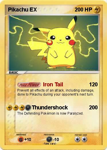 Pokemon Pikachu EX