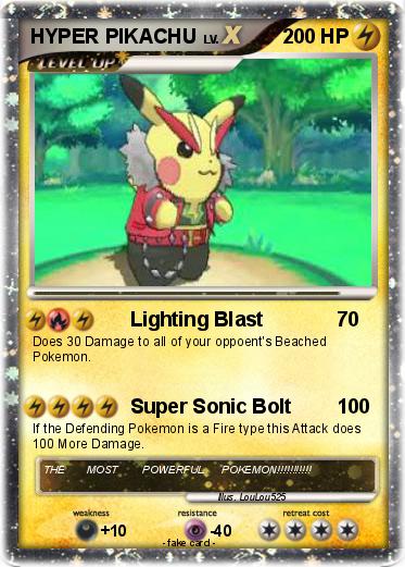 Pokemon HYPER PIKACHU