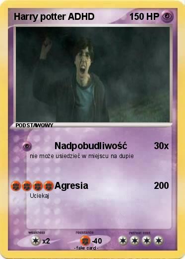 Pokemon Harry potter ADHD