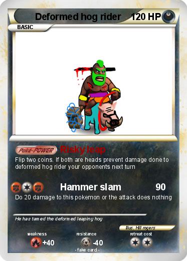 Pokemon Deformed hog rider
