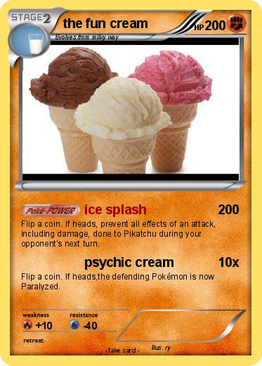 Pokemon the fun cream