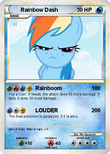 Pokemon Rainbow Dash