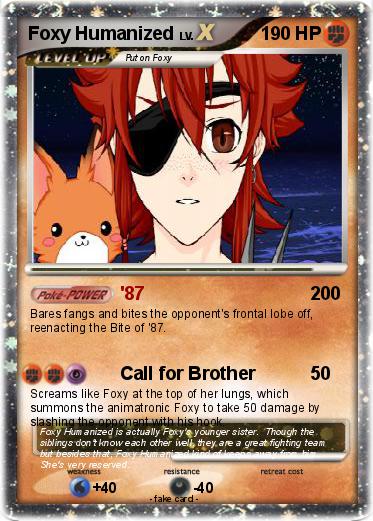 Pokemon Foxy Humanized