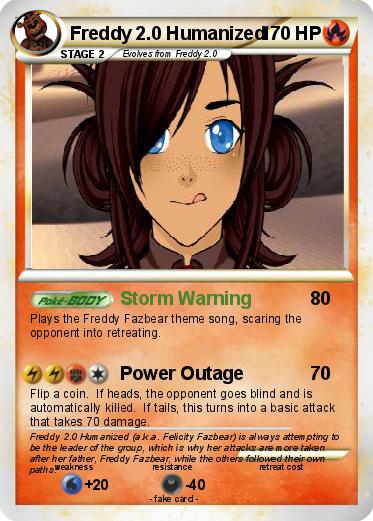 Pokemon Freddy 2.0 Humanized