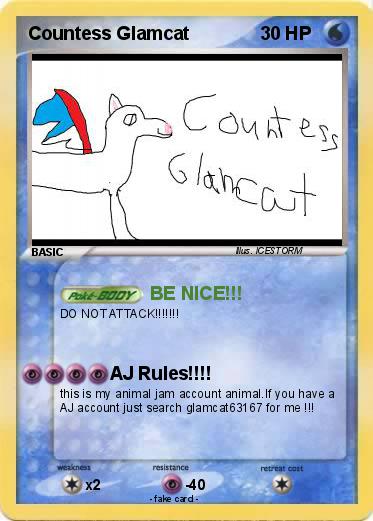 Pokemon Countess Glamcat