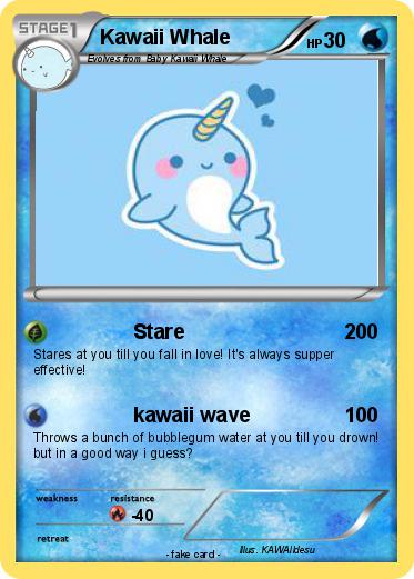 Pokemon Kawaii Whale