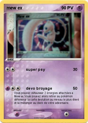 Pokemon mew ex