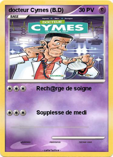 Pokemon docteur Cymes (B.D)