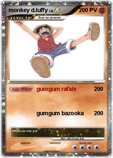 Pokemon monkey d.luffy
