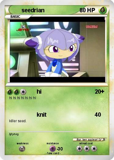 Pokemon seedrian