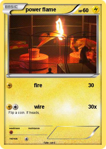 Pokemon power flame
