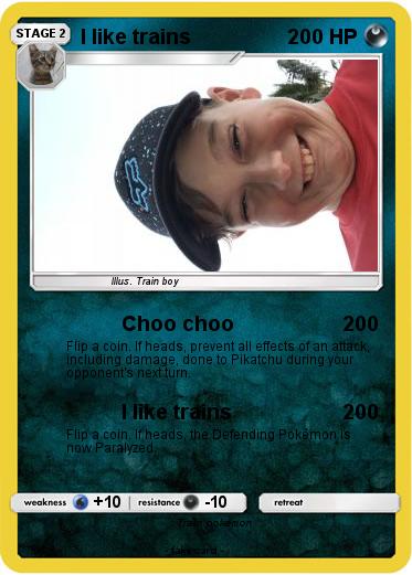 Pokemon I like trains