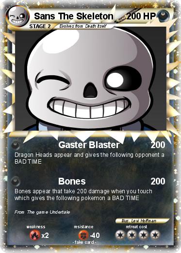Pokemon Sans The Skeleton