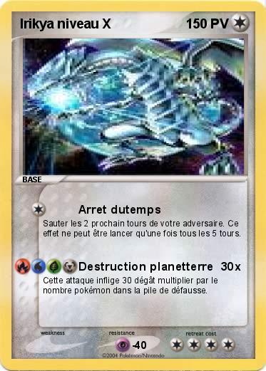 Pokemon Irikya niveau X
