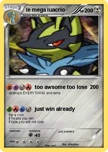 Pokemon le mega luacrio