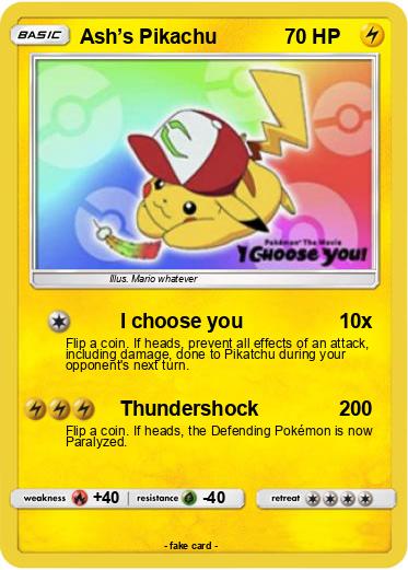 Pokemon Ash’s Pikachu