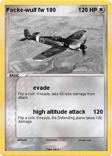 Pokemon Focke-wulf fw 190