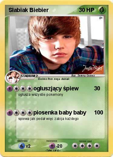 Pokemon Słabiak Biebier