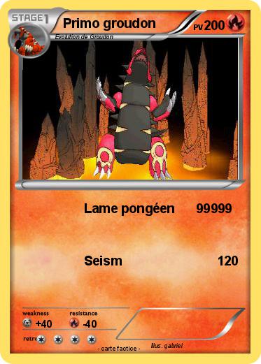 Pokemon Primo groudon