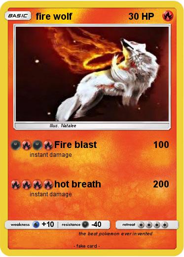 Pokemon fire wolf