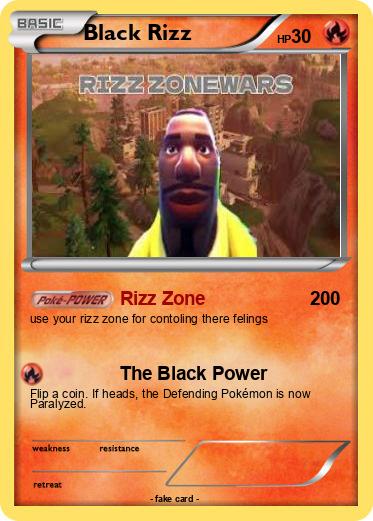 Pokemon Black Rizz
