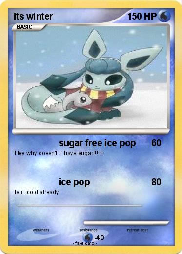 Pokemon its winter