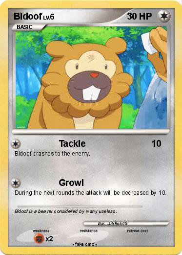 Pokemon Bidoof