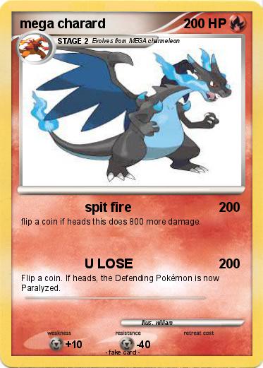 Pokemon mega charard