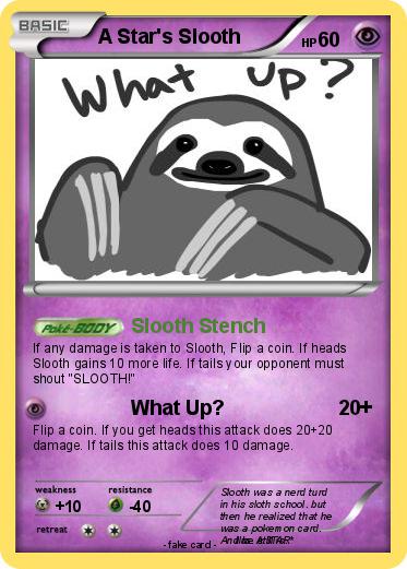 Pokemon A Star's Slooth