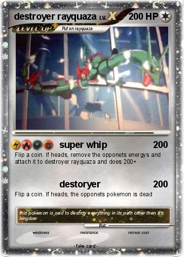 Pokemon destroyer rayquaza