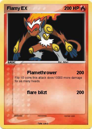 Pokemon Flamy EX