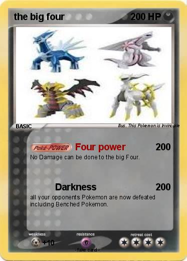 Pokemon the big four