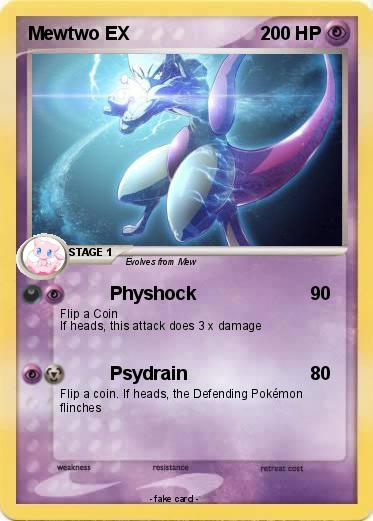 Pokemon Mewtwo EX
