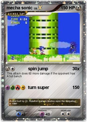 Pokemon mecha sonic